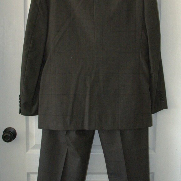 Cellini Collection Men's Plaid 2 piece Pant Suit Set size 42R - Picture 2 of 10